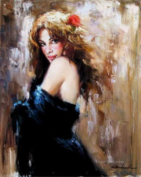 Pretty Woman AA 16 Impresionista Pinturas al óleo